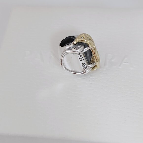 Pandora Las Vegas Raiders Football Helmet Bead Charm Pendant S925 ALE - Picture 4 of 7